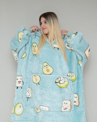 Avocado - Hoodie Blanket