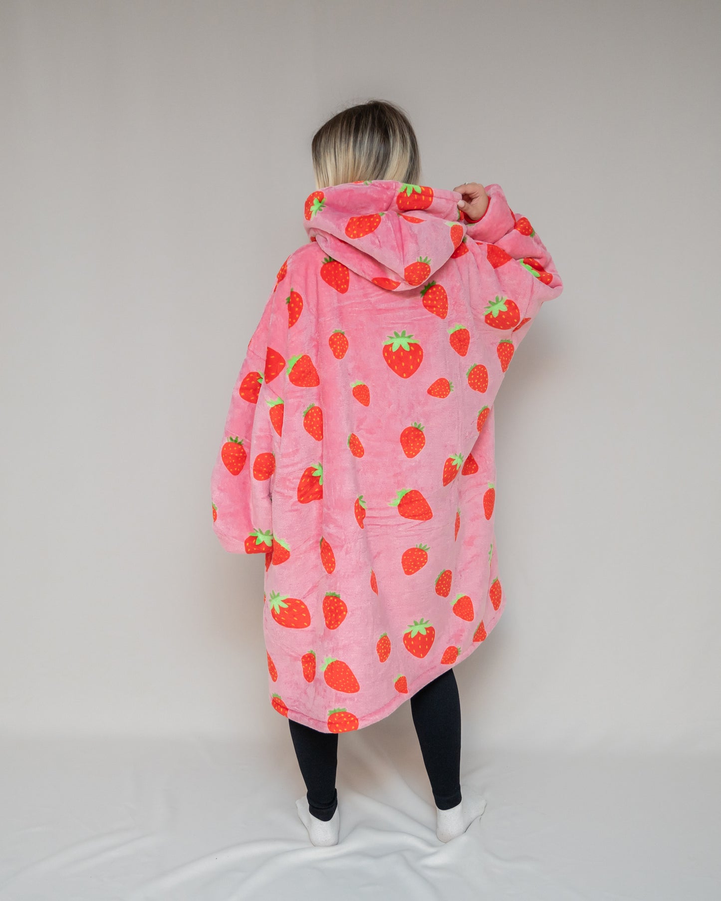 Strawberry - Hoodie Blanket