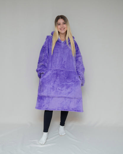 Purple - Hoodie Blanket