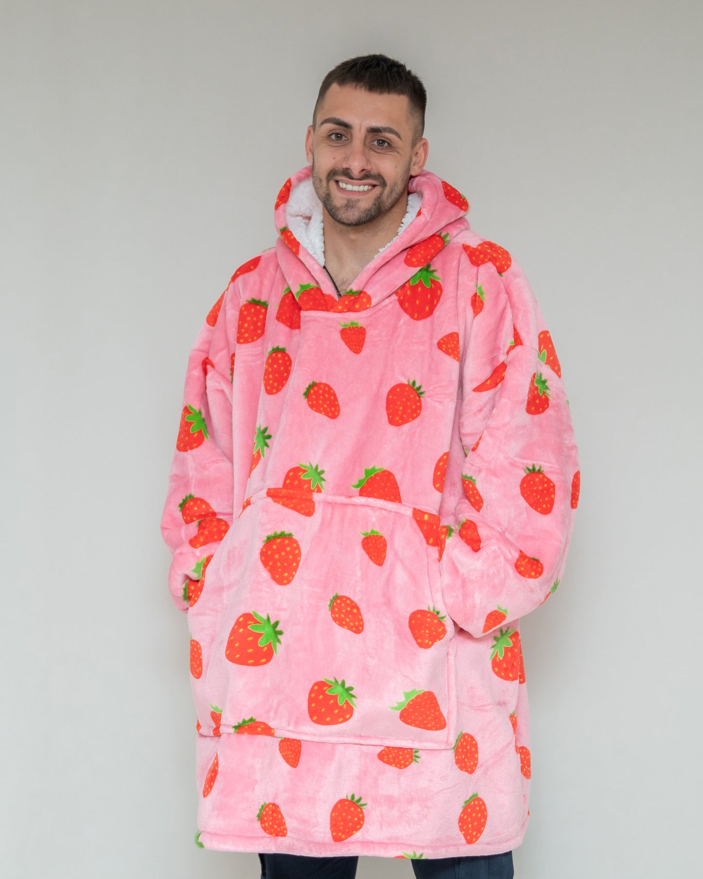 Strawberry - Hoodie Blanket