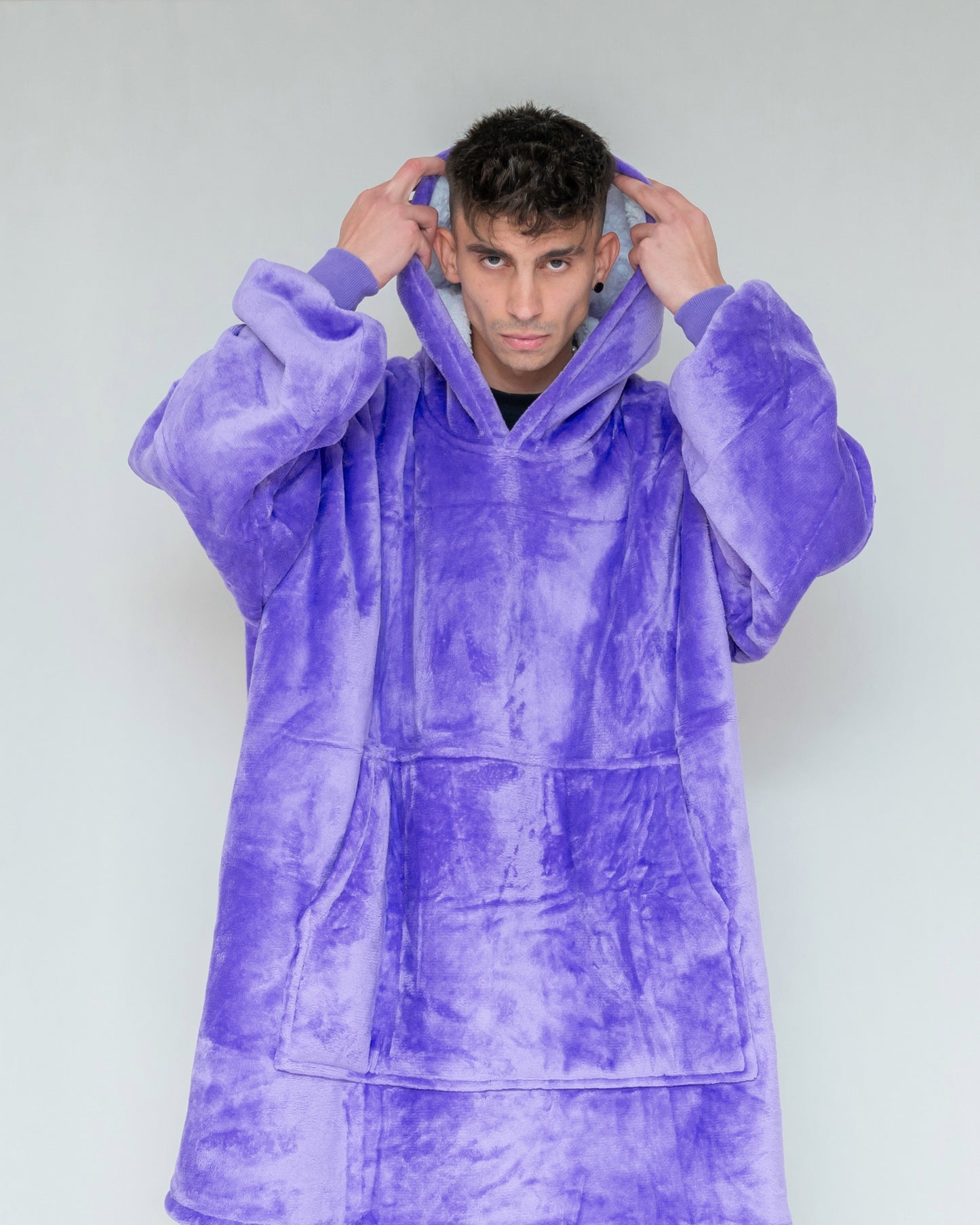 Purple - Hoodie Blanket