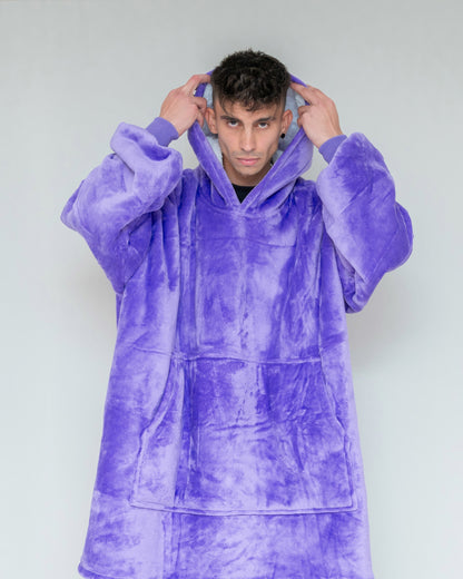 Purple - Hoodie Blanket