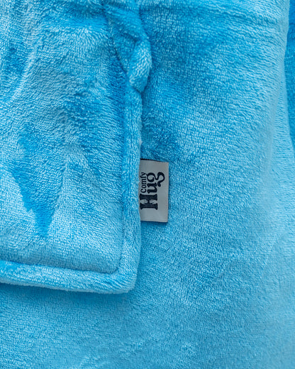 Light Blue - Hoodie Blanket